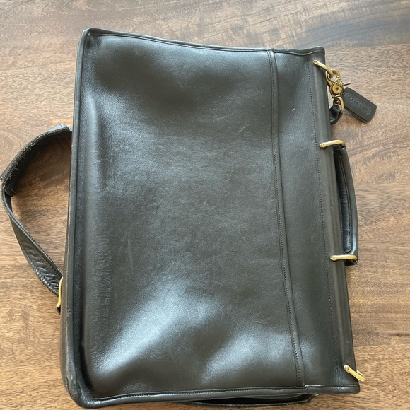 COACH Vintage 90s Gilmore Girls Computer Bag Crossbody Satchel Bag - Picture 8 of 9